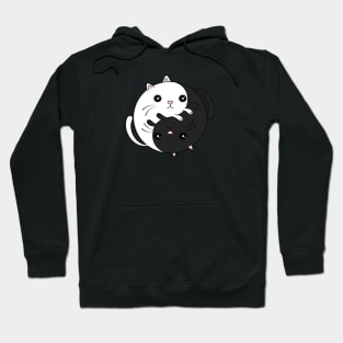 Yin-Yang Cats Hoodie